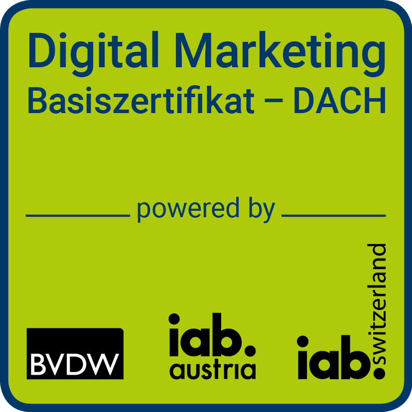 Digital Marketing Basiszertifikat